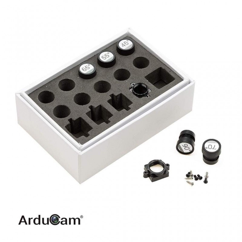 Об'єктив камери Arducam Low Distortion M12 - комплект об'єктивів, фото 1