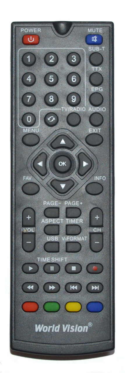 Пульт для тюнера World Vision T56