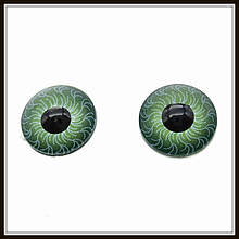 Очі для ляльок зелені (діам. 12 мм)