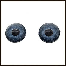 Очі для ляльок сірі (діам. 12 мм)