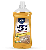 Засіб для миття підлоги Deluxe Allzweck Laminat Kork 1 л для ламінату паркету та коркової підлоги універсальний догляд