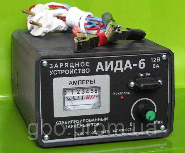 Зарядний пристрій для АКБ «АІДА-6».