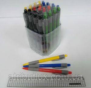 Ручка автоматична пише синім WZ-2070B (0.7 мм) корпус асорті