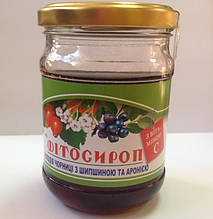 Фітосироп з плодів чорниці, шипшини та чорноплідної горобини 200мл