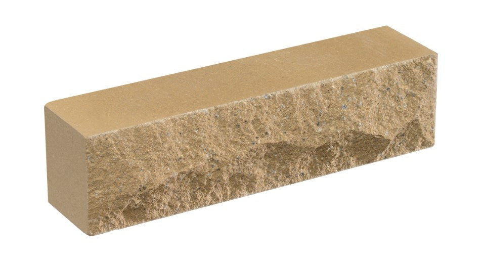 Цегла облицювальна жовта LAND BRICK Скеля 250х55х65 мм