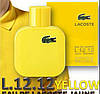 Туалетна вода для чоловіків Lacoste L. 12.12 Yellow (Jaune) ( Лакост Єллоу), фото 4
