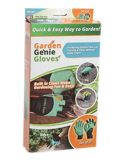 Садовые перчатки с когтями Garden Genie Glovers - фото 2 - id-p520923893