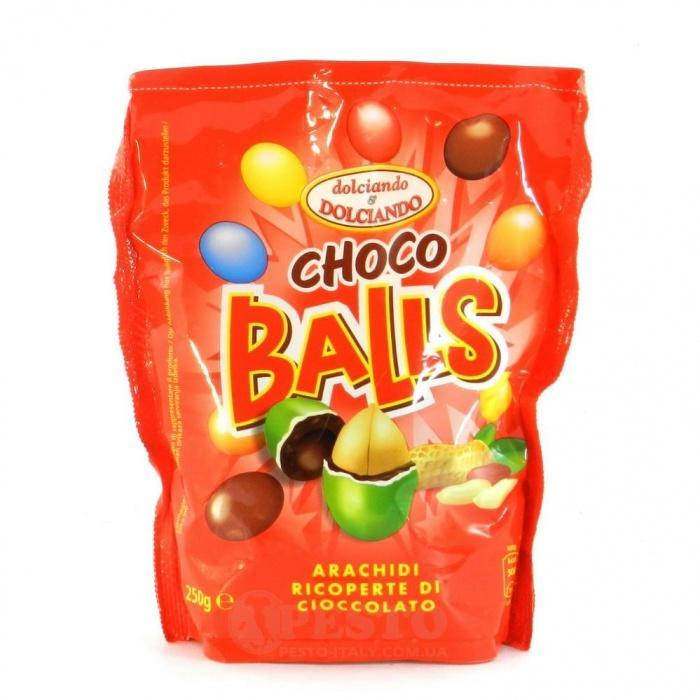 

Арахис в шоколаде и цветной глазури драже Choco Balls Dolciando, 250г (Польша), Италия,