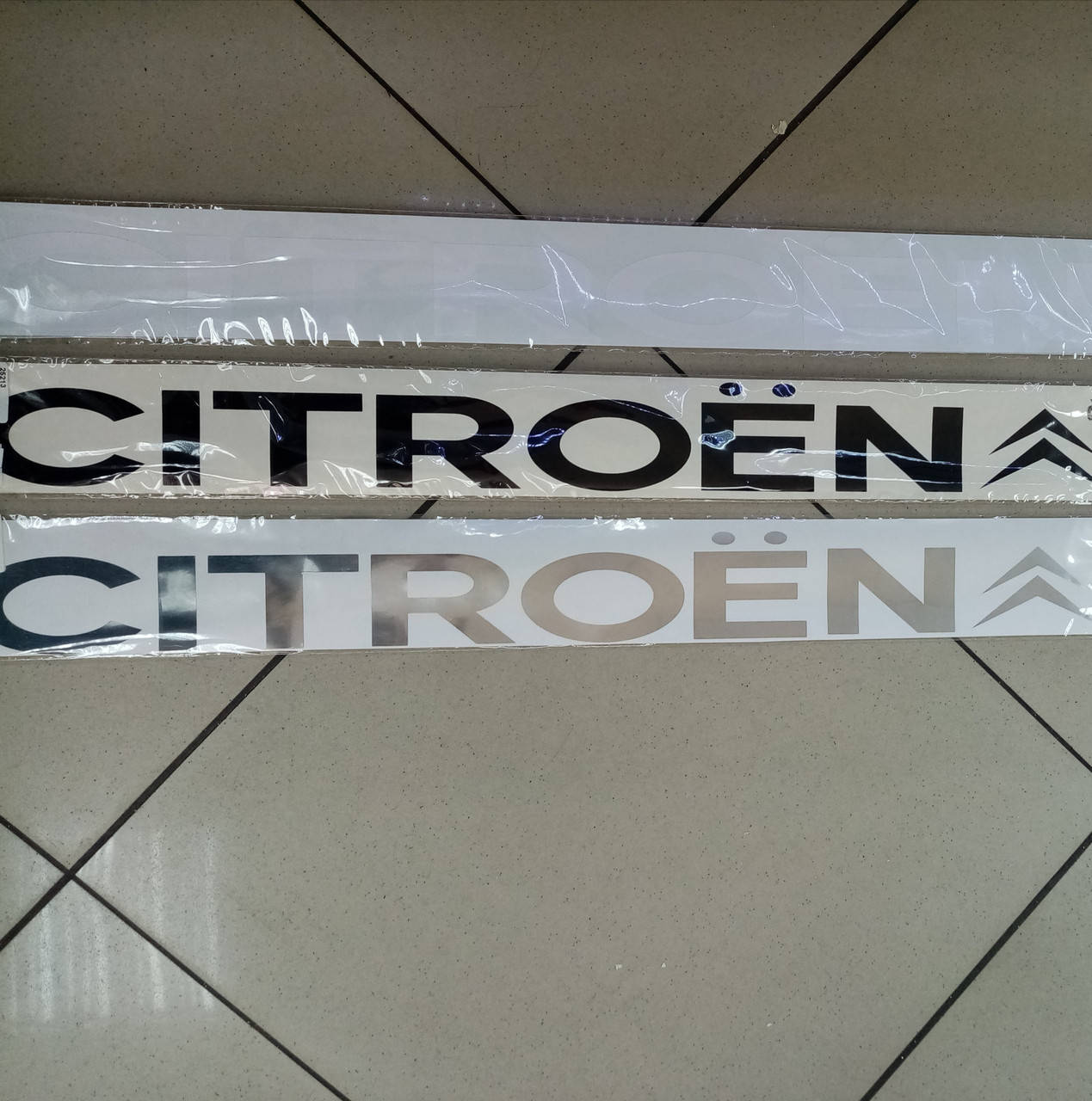 

Виниловые наклейки CITROEN 60х6 см 3 цвета