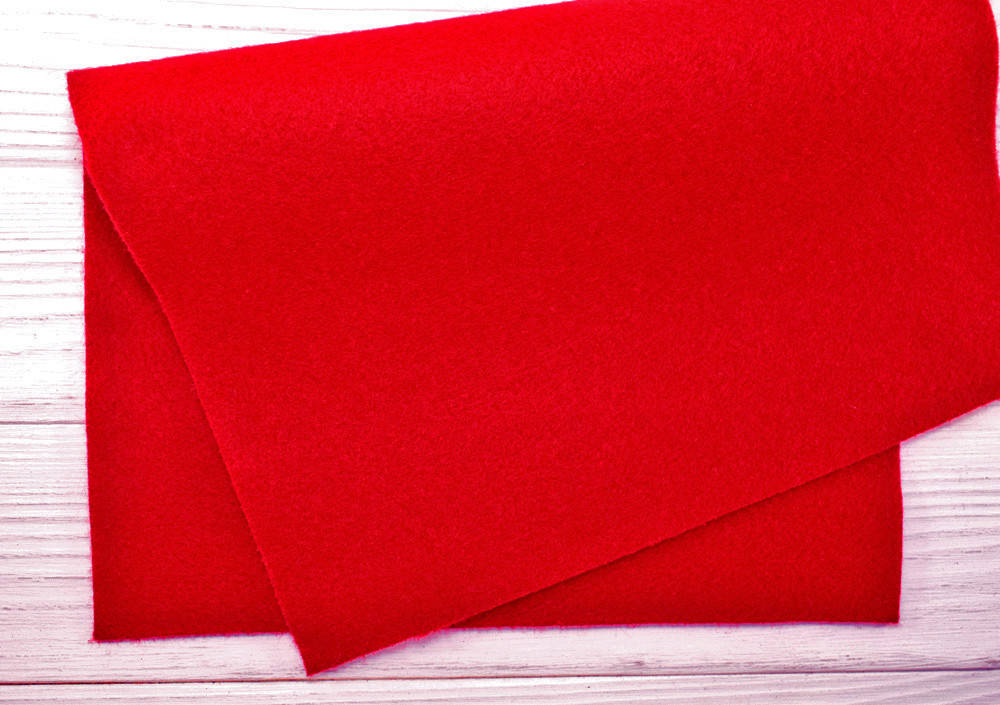 

Американский фетр Fiesta 1,3 мм (20х30 см) - №12 красный (0932 red)