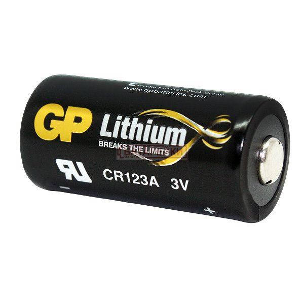 

Батарейка GP CR123a 1500 mAh 3B DL 123A (Черный)