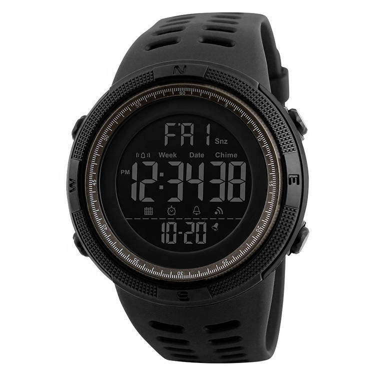 

Skmei 1251 amigo черные с коричневым мужские спортивные часы