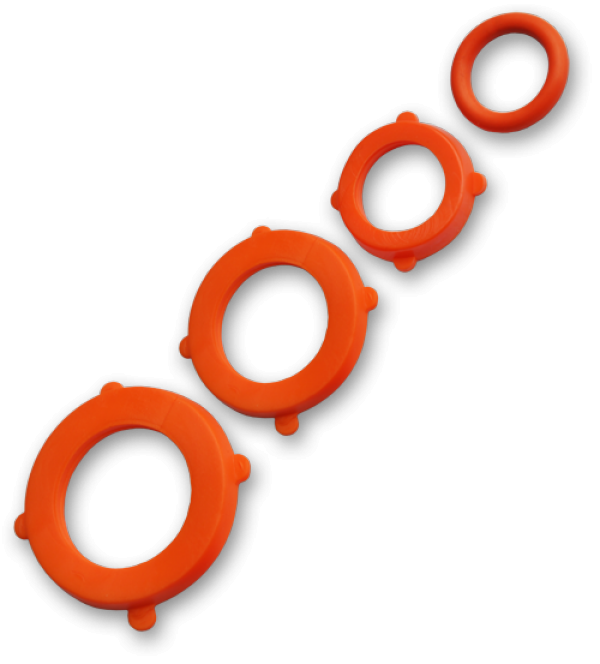 

Комплект прокладок ORANGE - 4х6шт, BLACK LINE, ECO-UO424