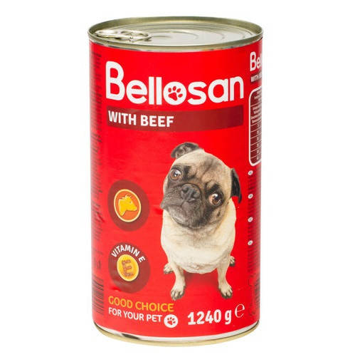 

Консервы для собак Bellosan говядина