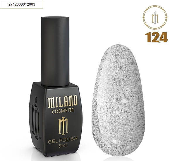 

Гель Лак MILANO 8 Мл № 124 (Серебряный Песок)