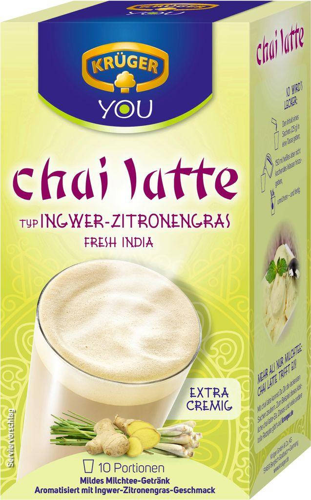 

Молочный чай Kruger Chai Latte Ingwer Zitronen (10штх25г) 250г Германия