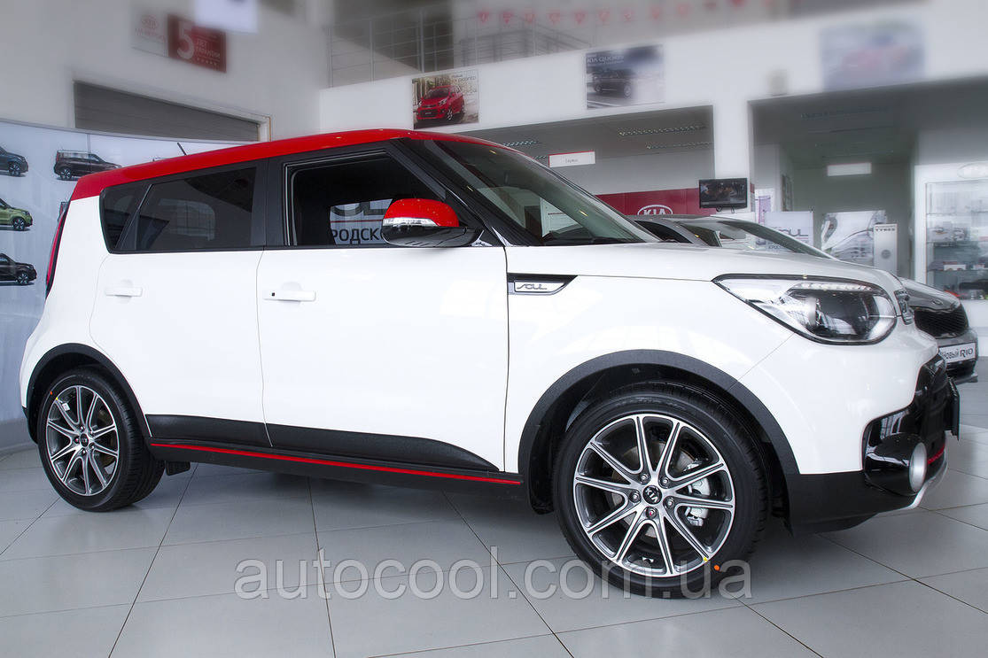 Молдинги на двері KIA Soul 2014+ р. в. Кіа Соул, фото 1
