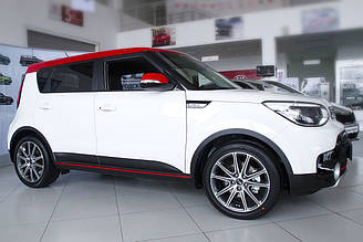Молдинги на двері KIA Soul 2014+ р. в. Кіа Соул