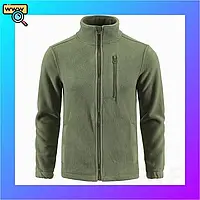 NS Тактическая кофта A162 Mega Fit теплая флисовая Green S Nes22/Q