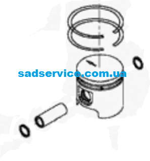 Поршень для мотокоси Solo 137SB, фото 1