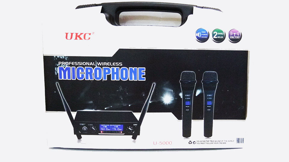 Радіосистема UKC DM U-5000 UHF база 2 радіомікрофона