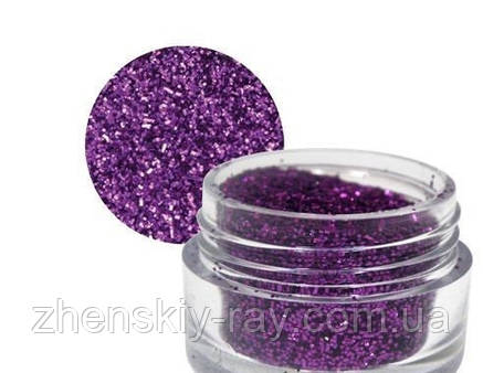 ГЛІТТЕР (ПЕКА) ДЛЯ ДЕКОРА НОГТІВ (ТЕМНО-СІРЕНОВИЙ), фото 2
