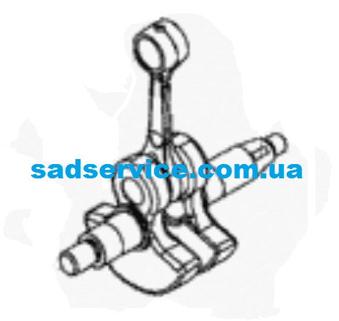 Колінвал для мотокоси Solo 137SB, 142, 154, 155, фото 1