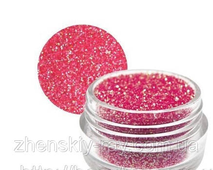 ГЛІТТЕР (ПІСКА) ДЛЯ ДЕКОРА НОГТЕЙ (РОЗОВИЙ) , фото 2