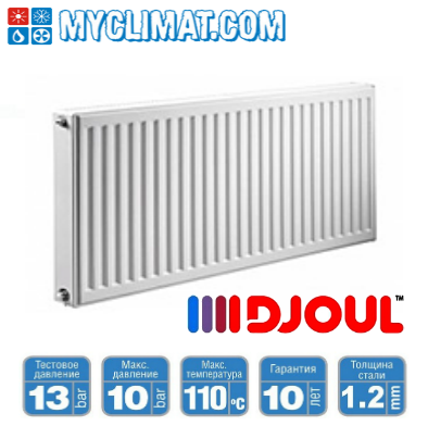 Радіатори сталеві Djoul 11 тип 500x400 (437 Bт)