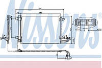 Радиатор кондиционера Caddy 3 Octavia A5 VAG 1K0820411Q производитель Nissens Дания