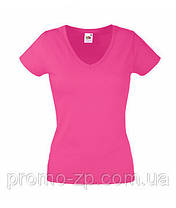 Футболка женская LADY-FIT VALUEWEIGHT V-NECK T, фото 5