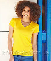 Футболка женская LADY-FIT VALUEWEIGHT V-NECK T, фото 6