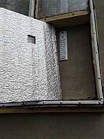 Воздух, как термоизолятор наглухо закрытый плёнкой, обеспечивает максимальный эффект.
