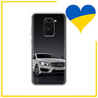 Чехол Мерседес АМГ ГТ для Сяоми Редми Ноут 9 / Чехол Mercedes AMG GT на Xiaomi Redmi Note 9