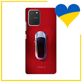 Чехол Тесла вид сверху для Самсунг Галакси С10 Лайт / Чехол Tesla Top View на Samsung Galaxy S10 Lite