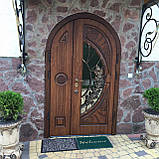 Двері вхідні зі склопакетом  нестандартні розміри, фото 8