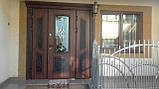 Двері вхідні зі склопакетом  нестандартні розміри, фото 9