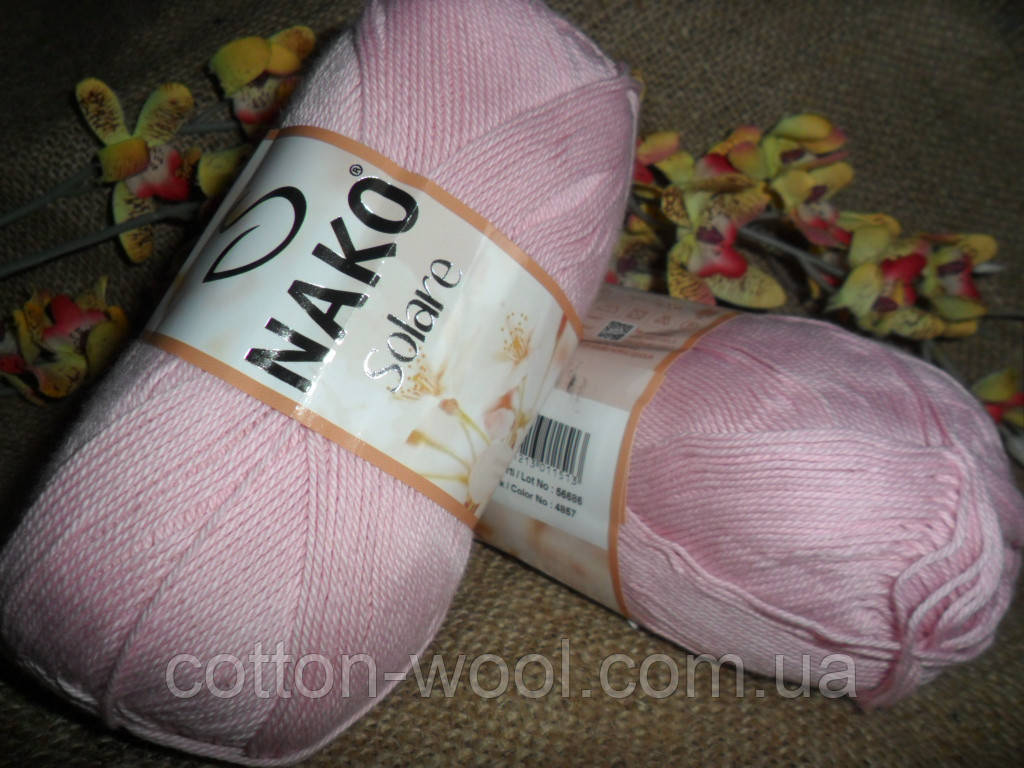 Nako Solare (Нако Соларе) 4857 рожевий 100% єгипетська бавовна