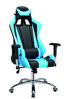 Компьютерное кресло для геймера Special4You ExtremeRace black/blue (E4763)