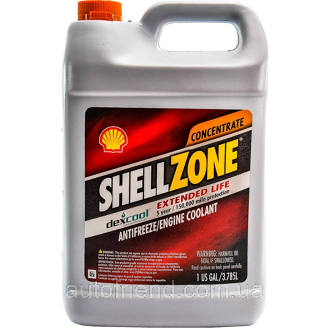 Антифриз SHELL SHELLZONE Extended Life Antifreeze / Engine Coolant G12 концентрат -80 ° C червоний 4л 9404006021, фото 1