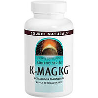Source Naturals, Пищевая добавка K-Mag KG, 1185 мг, 60 таблеток