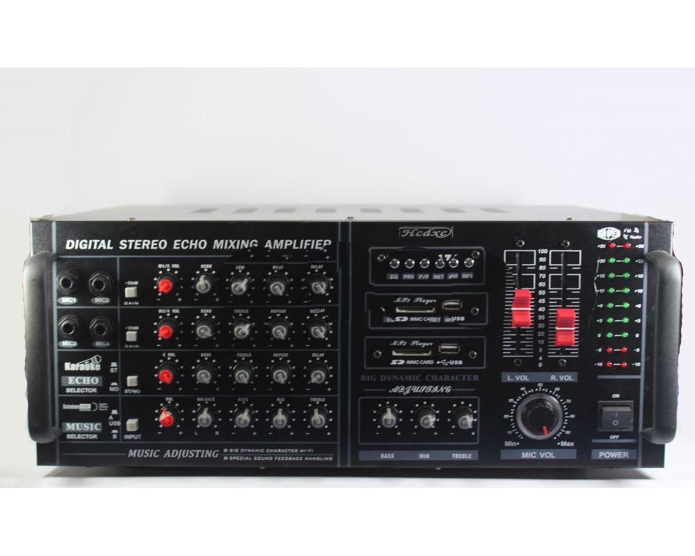 Потужний підсилювач звуку AMP 2017 частота 25Hz~20KHz(±2dB)