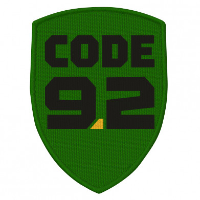Шеврон щит CODE 9.2, фото 1