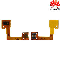 Шлейф для Huawei Ascend G6-U10, з датчиком наближення, з компонентами, оригінал