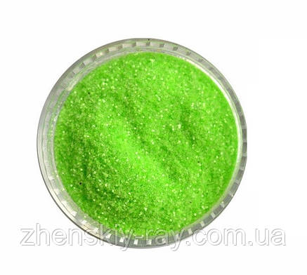 ГЛІТТЕР (ПЕКА) ДЛЯ ДЕКОРА НОГТЕЙ (САЛАТОВИЙ) , фото 2