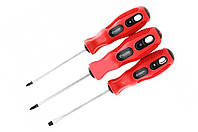 Набор отверток для точных механических работ Intertool с наконечниками SL5, PH1, PH2 длиной 100 мм (VT-2004)