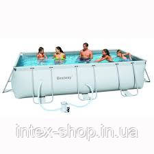 Басейн прямокутний на стійках Bestway 56251, фото 1