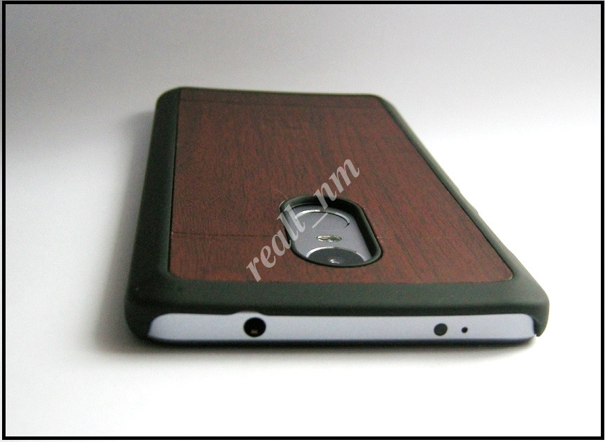 Чехол бампер для Xiaomi Note 4X, серия Wooden коричневый - фото 5 - id-p521271369