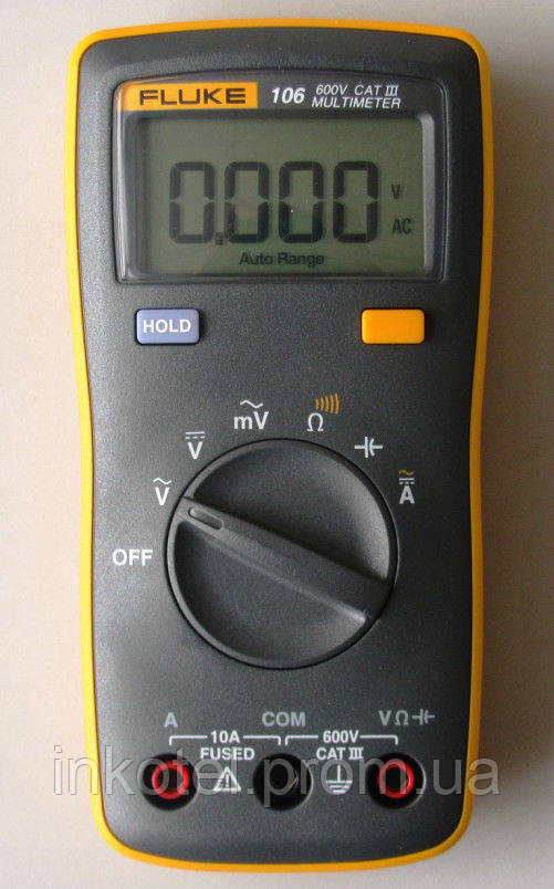 Fluke 106 Цифровий мультиметр. AC\DC 600В Multimeter класу A, фото 1