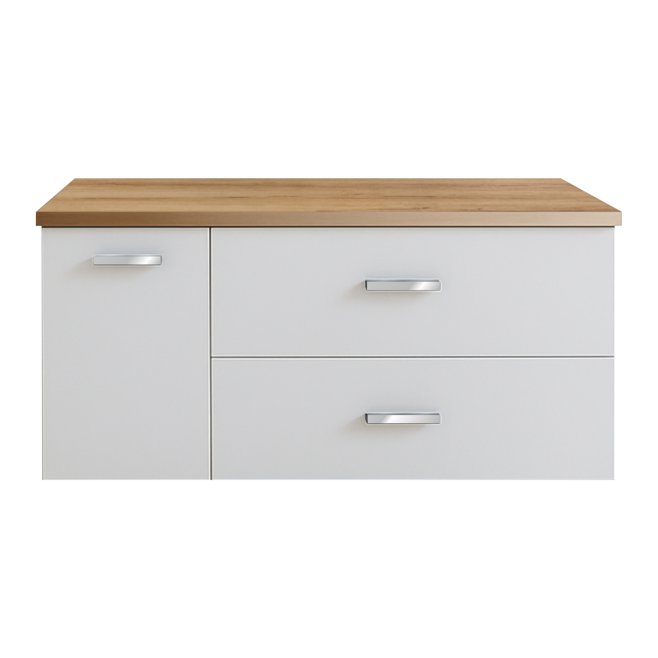 VICTORIA BASIC MODULAR комплект 89см: тумба 59см под накладной умывальник; модуль 30см с дверцей; столешница89см;, фото 1